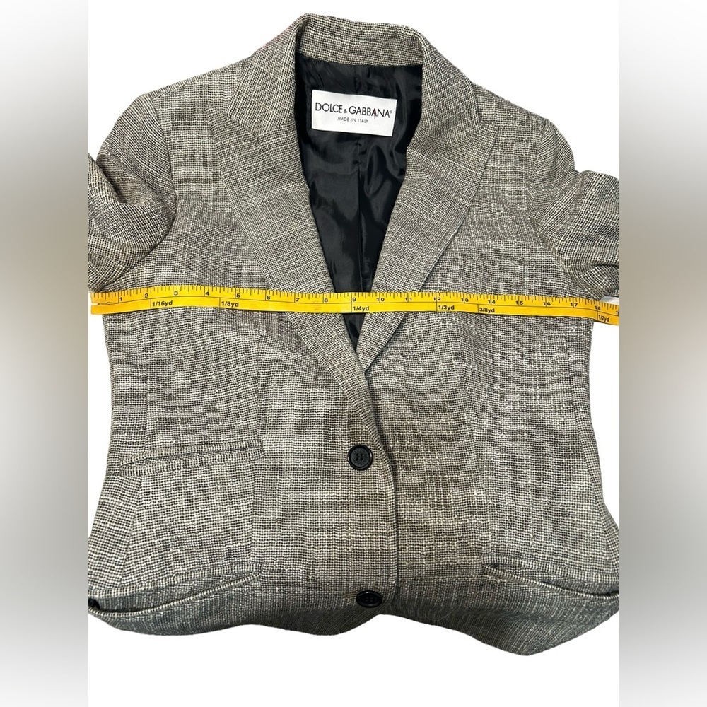 Dolce & Gabbana tweed Suit / D&G women’s skirt jacket suit/ 2 pc suit / Sz 42 - Picture 11 of 17